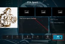 Install FTA Sport Kodi Addon Button